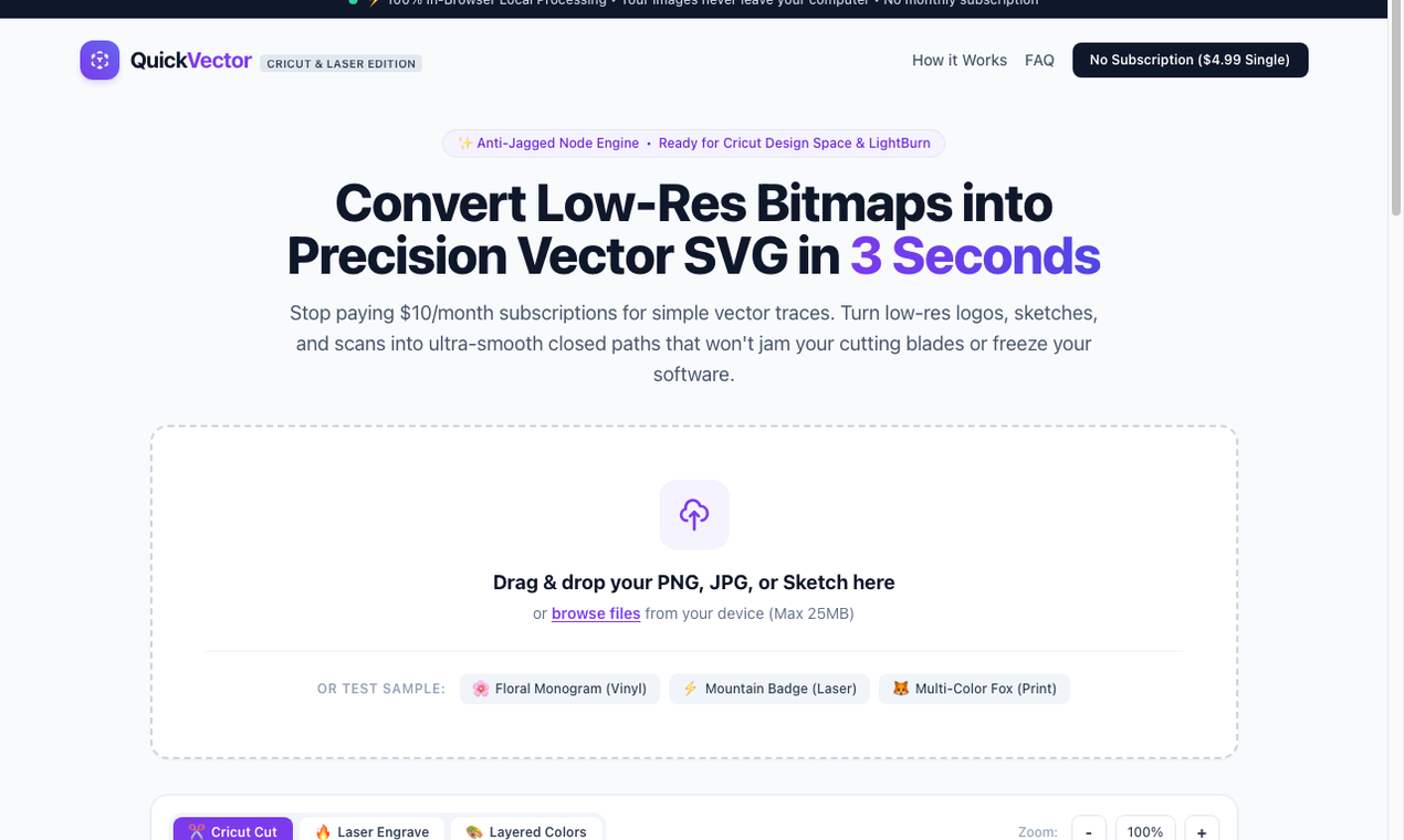 QuickVector screenshot