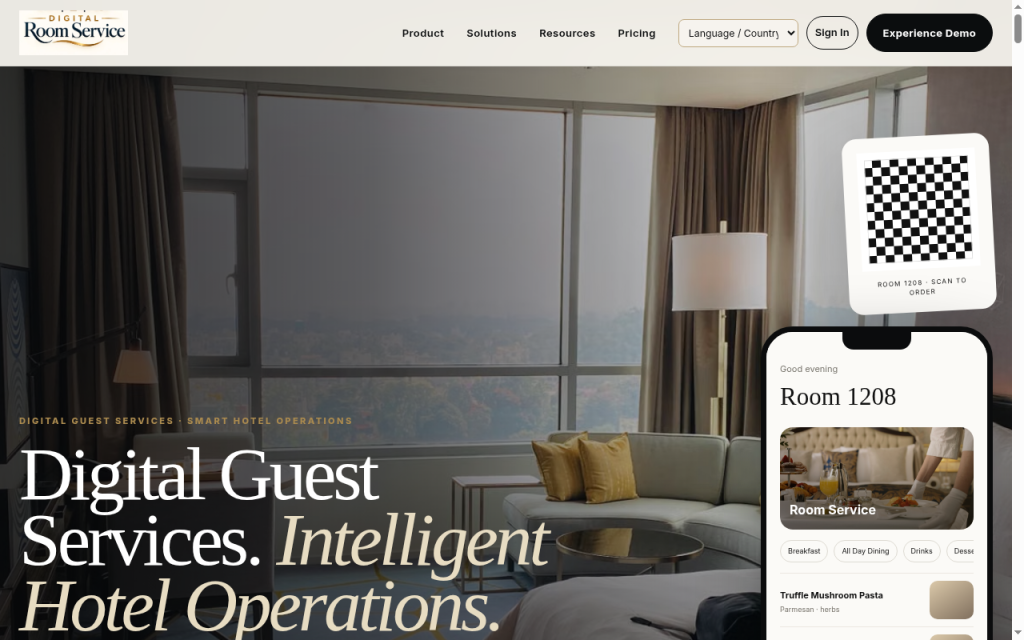 Digital Room Service screenshot