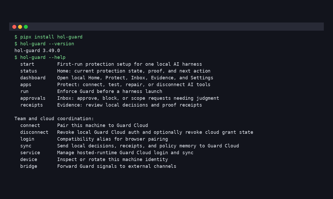 HOL Guard screenshot