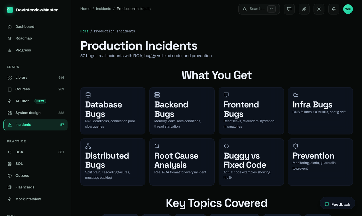 DevInterviewMaster screenshot