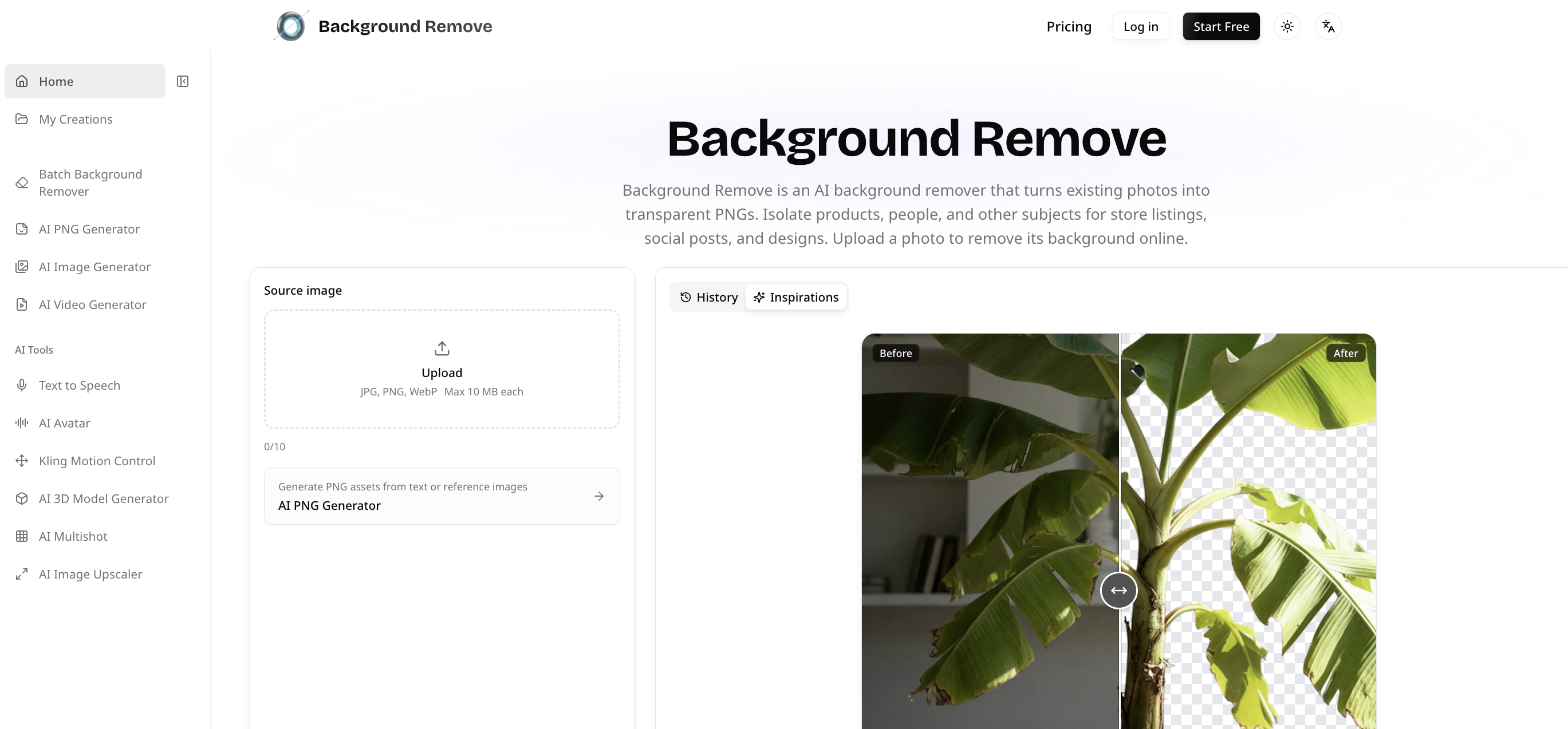 Background Remove screenshot