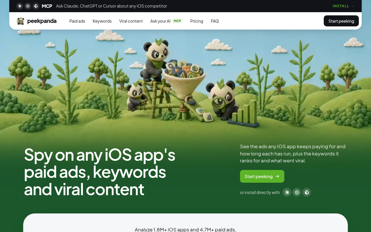 PeekPanda screenshot