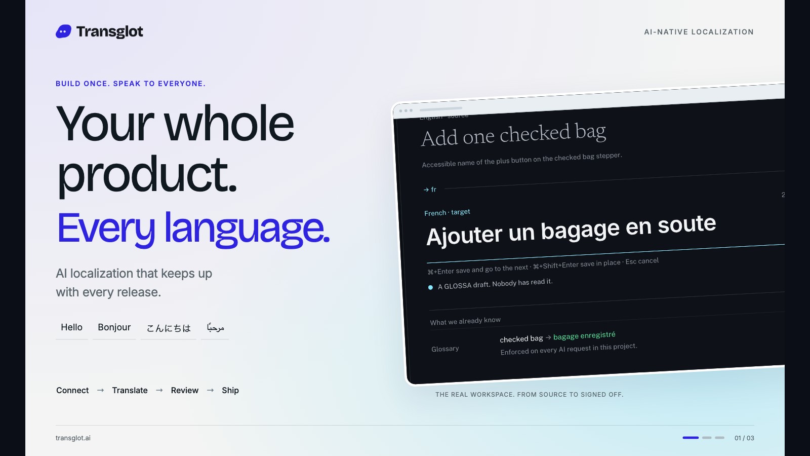 Transglot screenshot