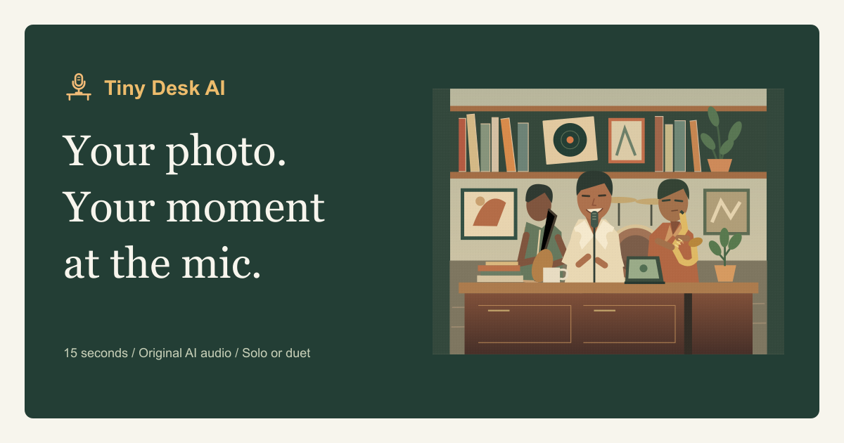 Tiny Desk AI Video Generator logo