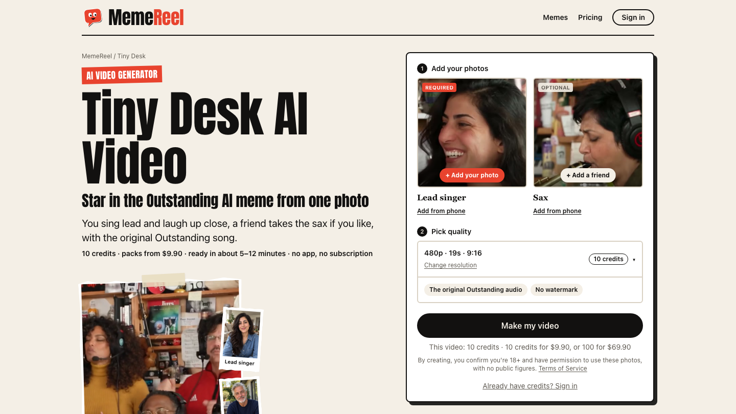 MemeReel screenshot