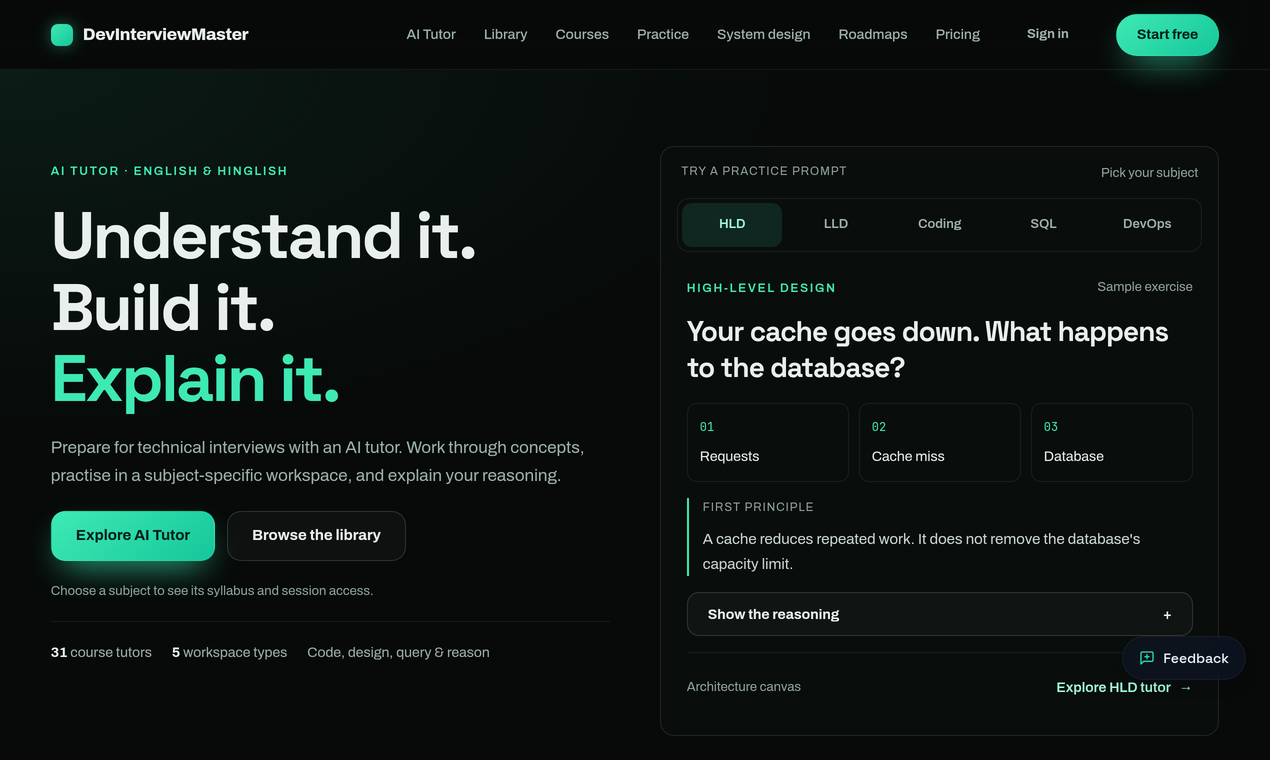DevInterviewMaster screenshot