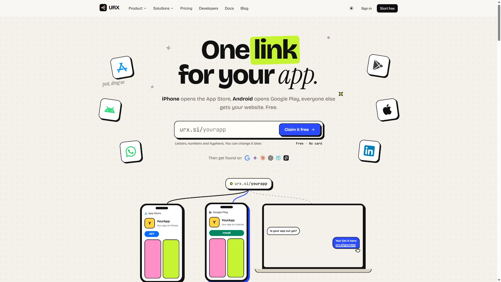 URX screenshot