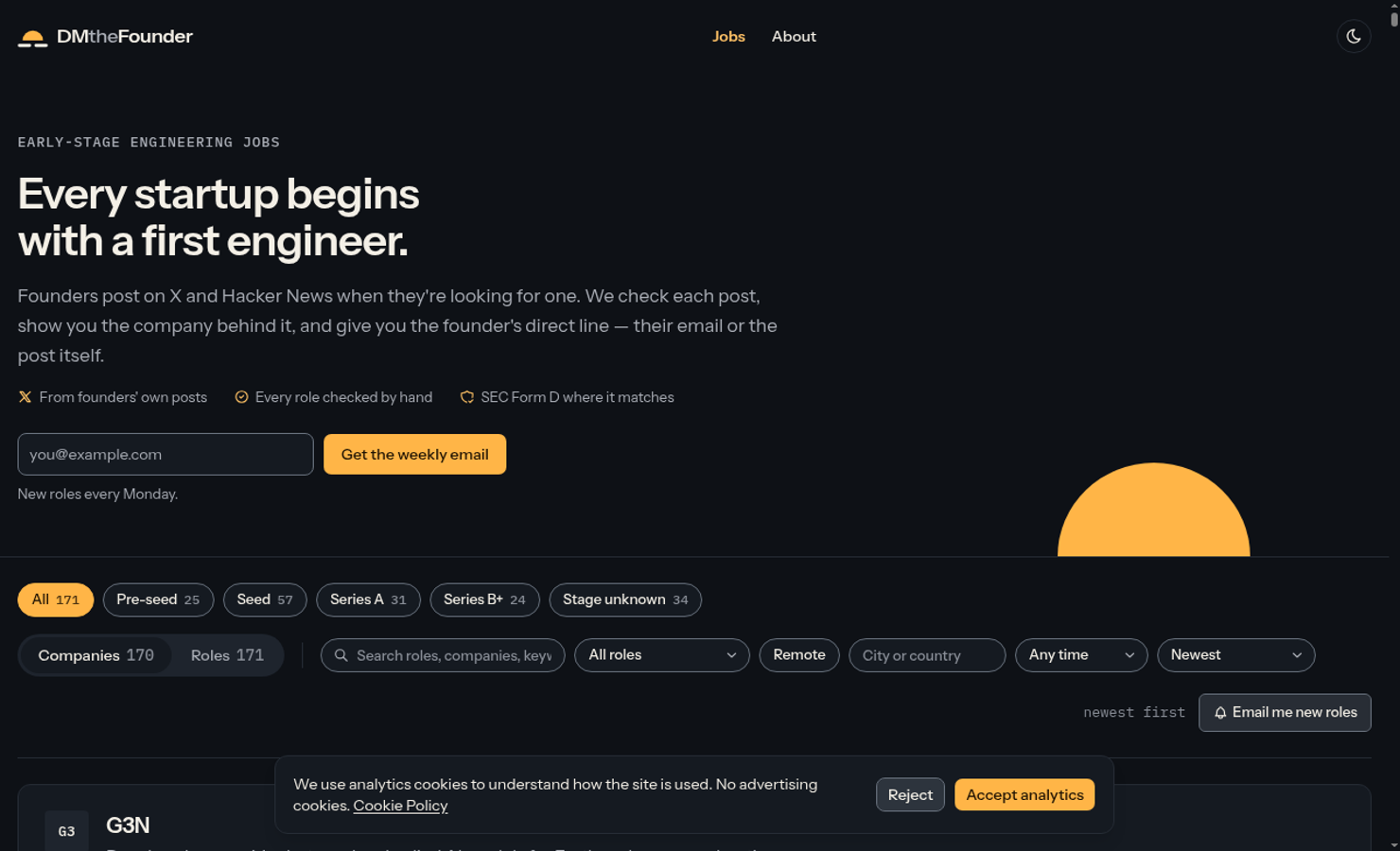 DMtheFounder screenshot