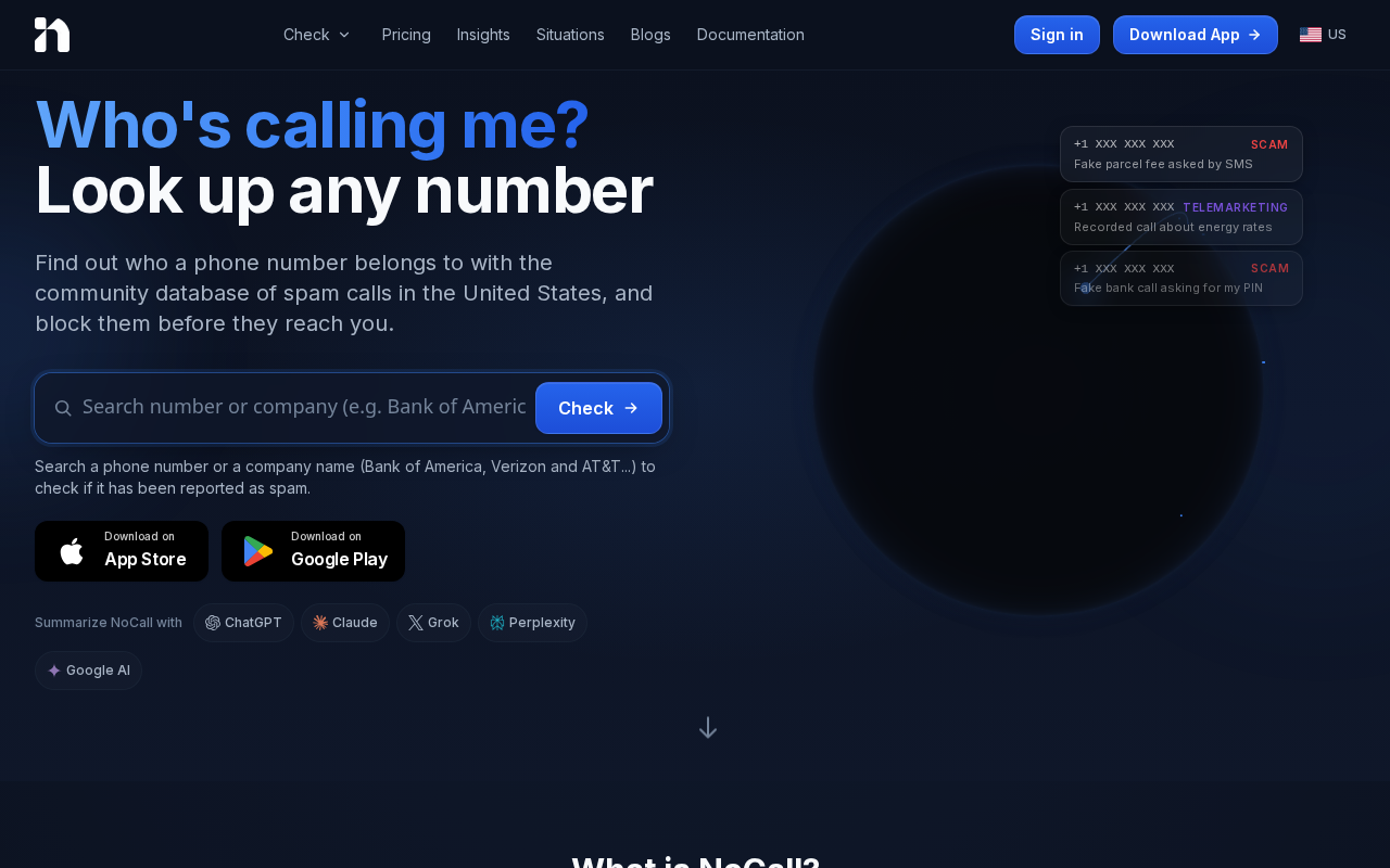 NoCall screenshot