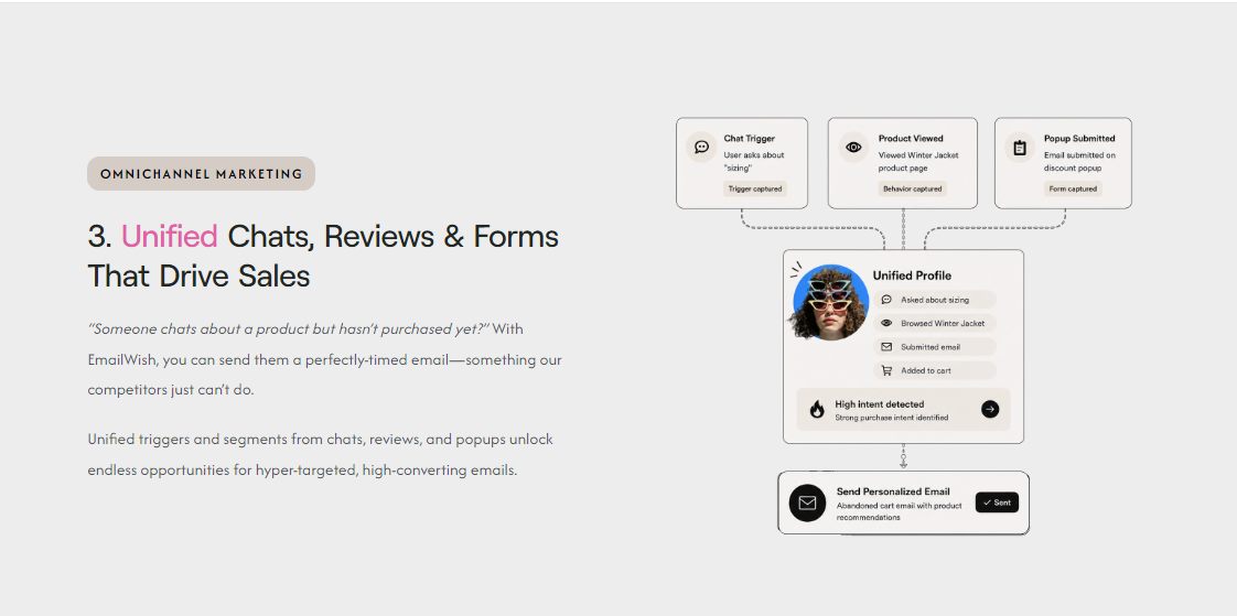 Emailwish screenshot