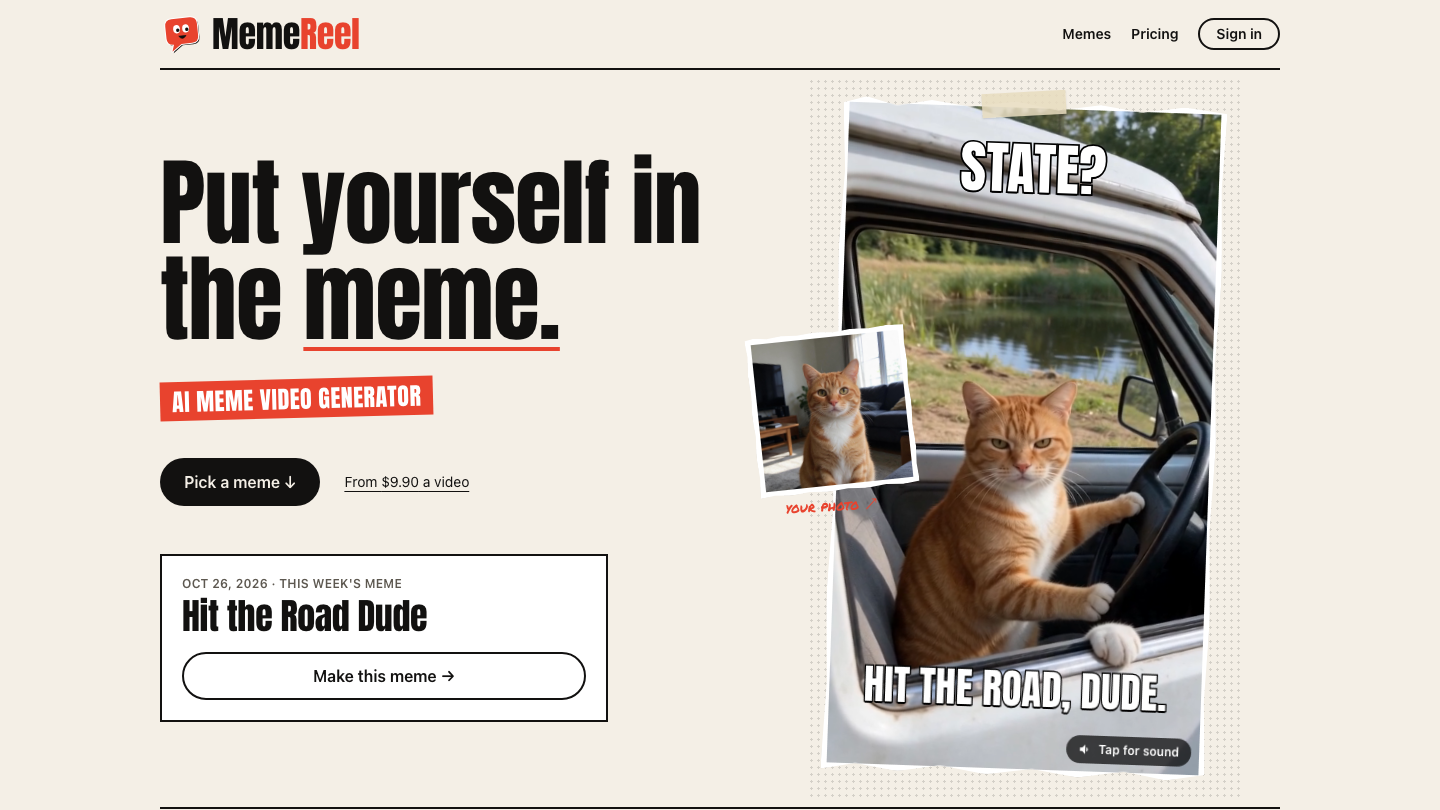 MemeReel screenshot