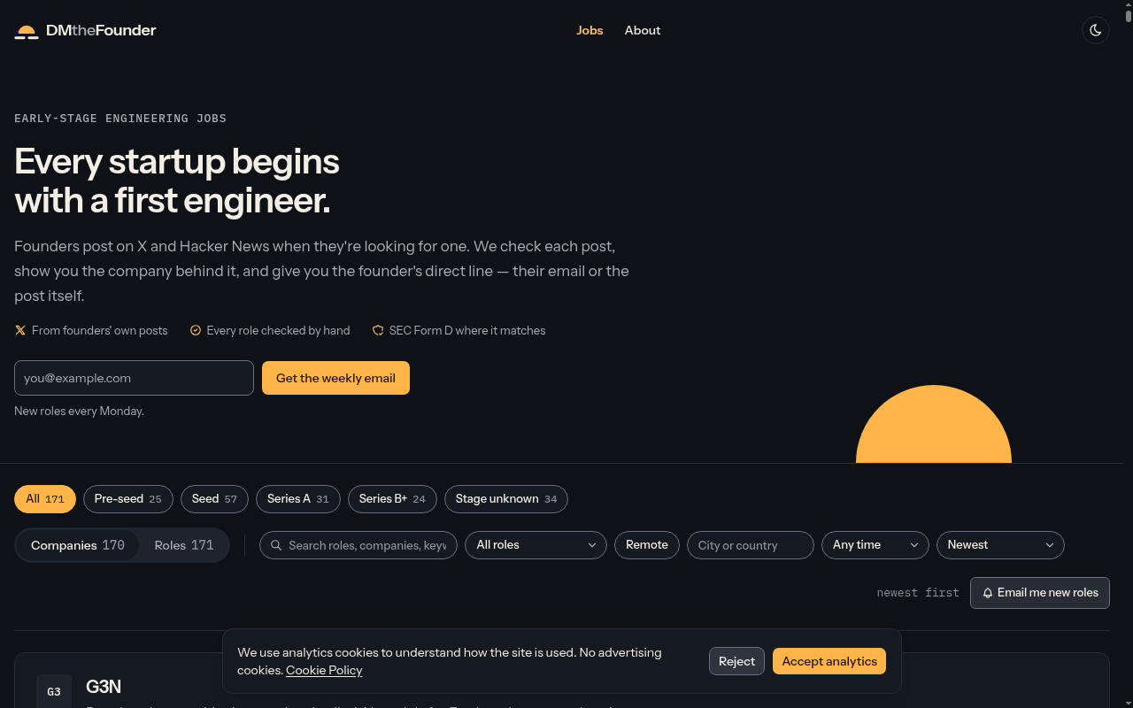 DMtheFounder screenshot