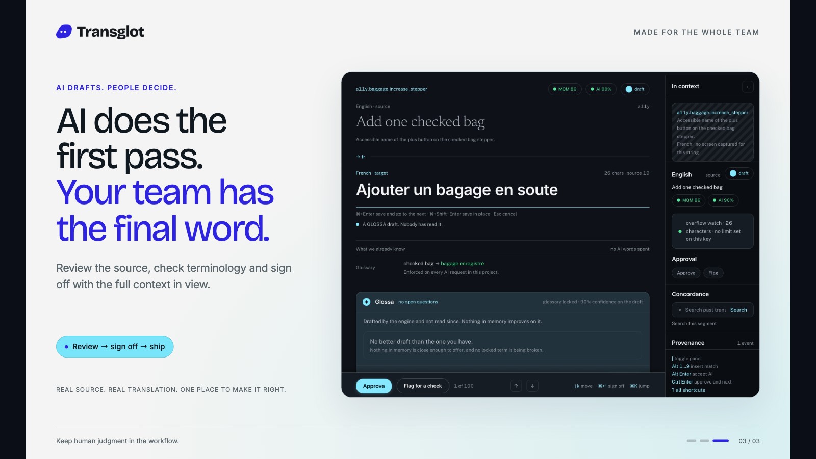 Transglot screenshot