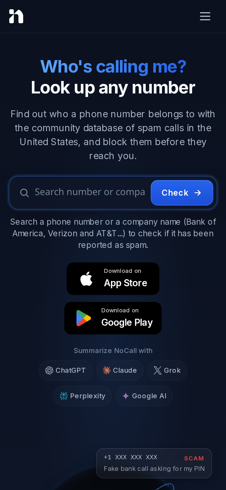 NoCall screenshot