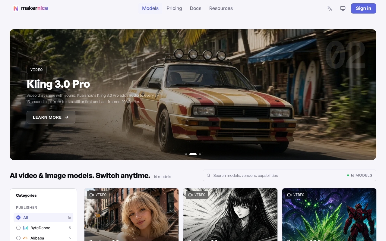 Makernice screenshot