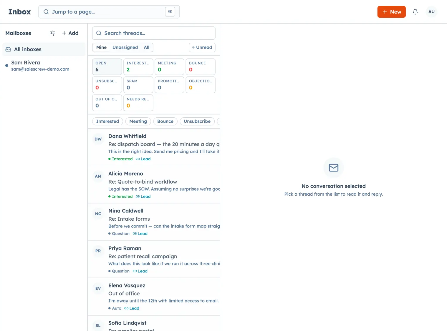 SalesCrew screenshot