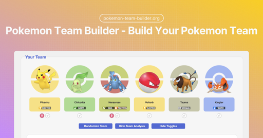 Pokemon Team Builder logo