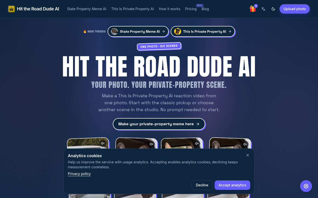 Hit the Road Dude AI screenshot